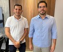 Vereador João Guilherme participa de reunião com o deputado Marcos Aurélio e solicita demandas para Santana do Piauí